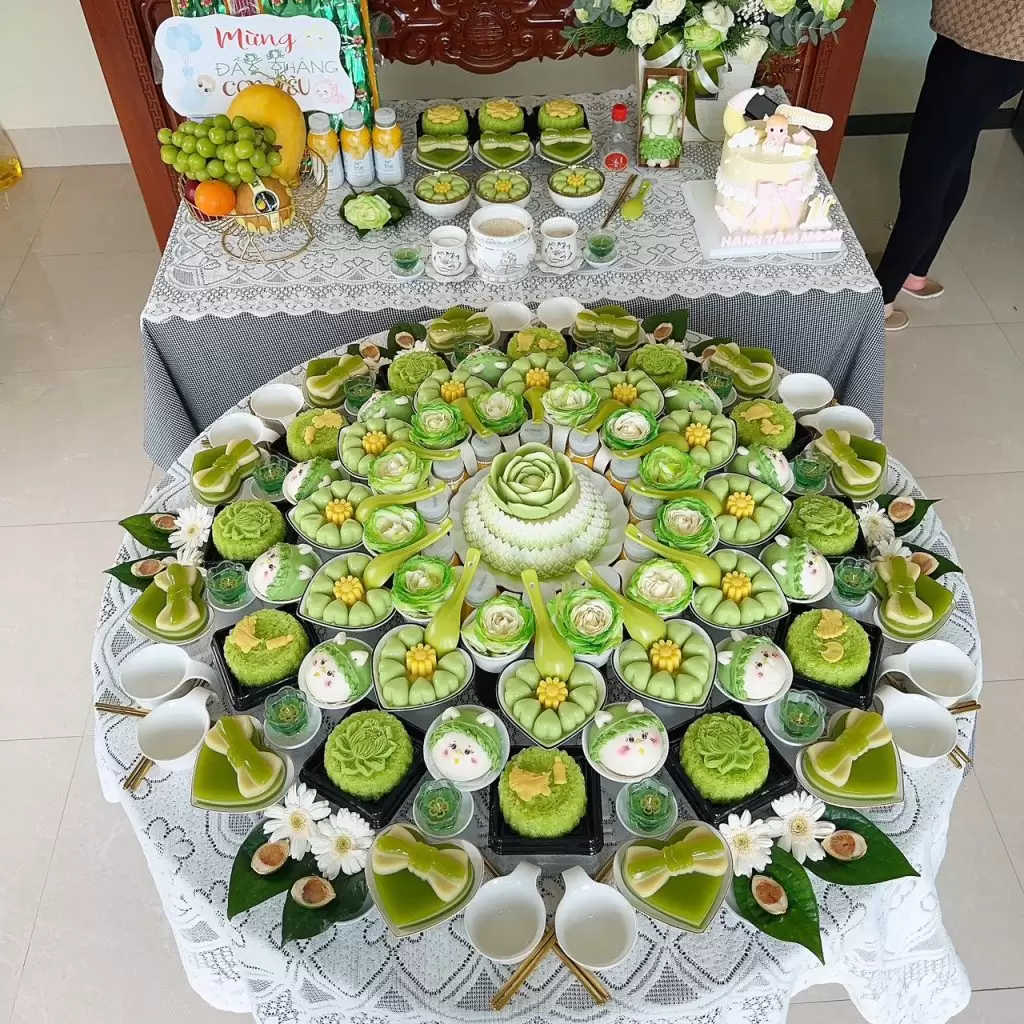 Mâm Cúng Đầy Tháng